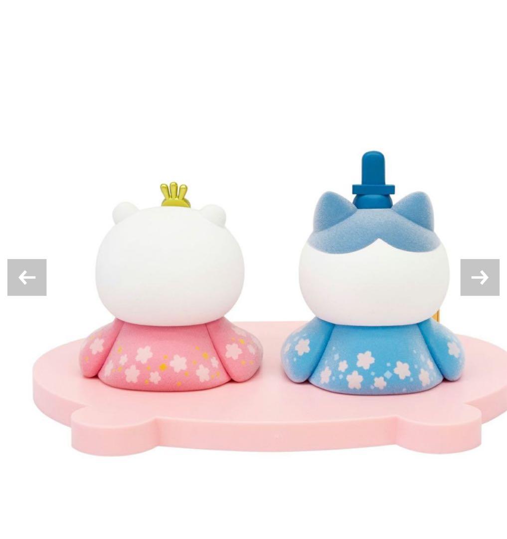 ちいかわ ちいかわ＆ハチワレ ミニ雛人形 雛人形 ハチワレ