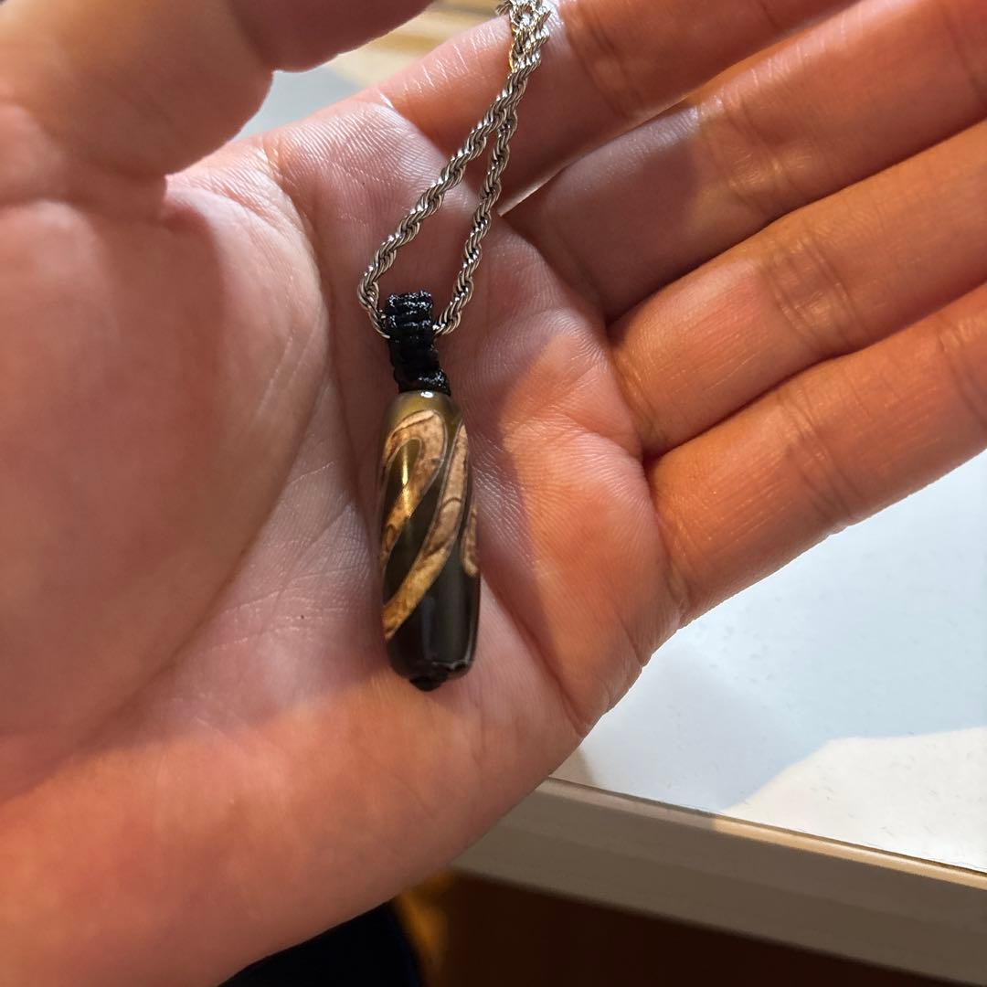 キキララさん専用　白蛇龍紋天珠たん！珍しい！