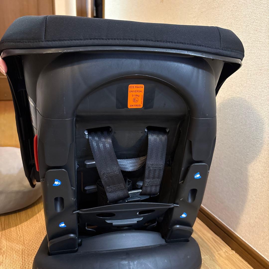美品！Joie チルト　車用チャイルドシート ブラック　キャノピー付き