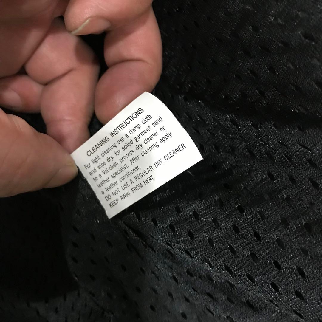 ＢＡＴＥＳ パンチングレザージャケット プロテクター ライダース 黒 ＸＬ