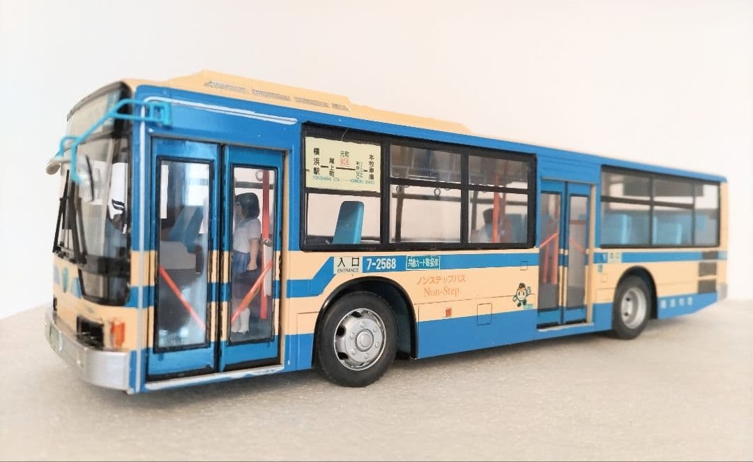 1/32 横浜市営バス(三菱ふそうエアロスター)素人組立品