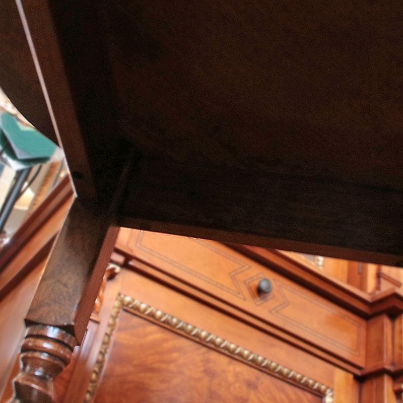 丸型サイドテーブル Φ52cm 木製 花台 ツイストレッグ 627-021