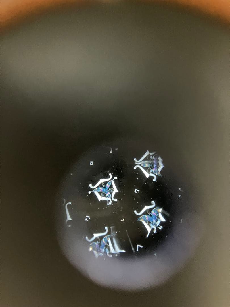 万華鏡　木製 ウッド　デザイナー作品　オイル ジェル タイプ