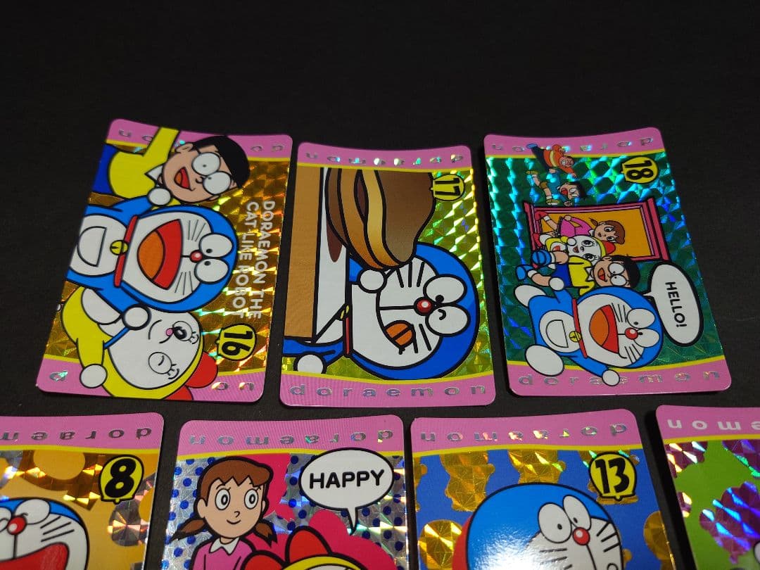 ドラえもん バンプレカード 11枚 /バンプレスト 1998年製 プリズム キラ