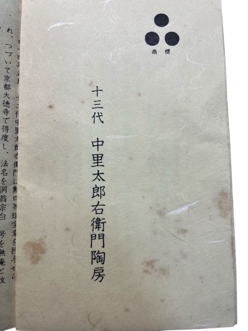 十三代 中里太郎右衛門陶房 唐津焼 角皿 2枚セット イチョウ 松 共箱付
