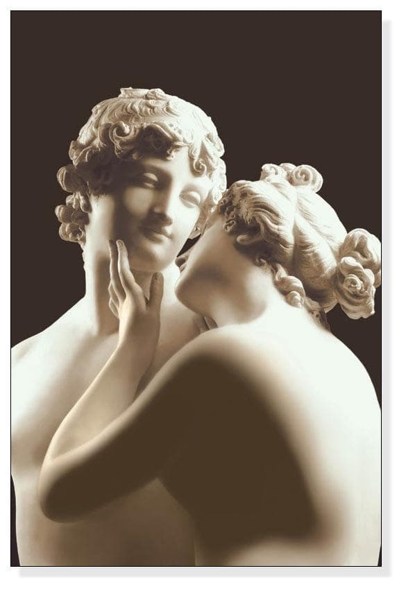 額装品/Lovers/アントニオ カノーヴァ/アート/ポスター/インテリア