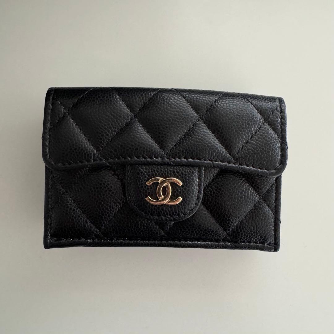 【新品】CHANEL スモール ウォレット ブラック