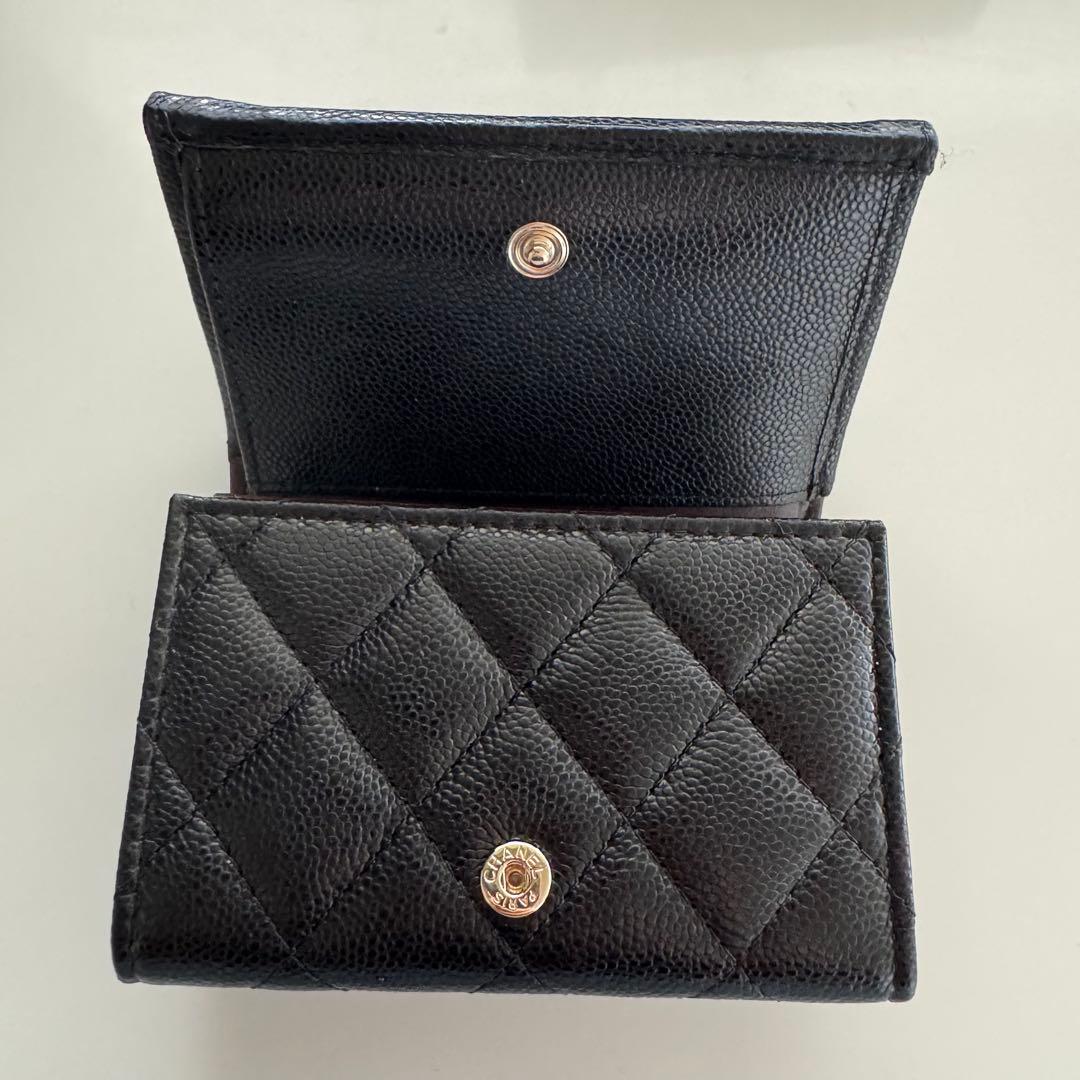 【新品】CHANEL スモール ウォレット ブラック