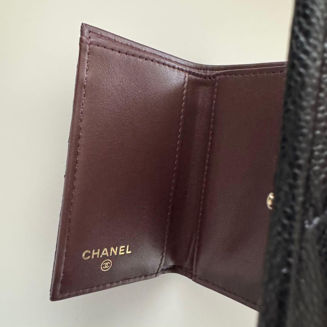 【新品】CHANEL スモール ウォレット ブラック