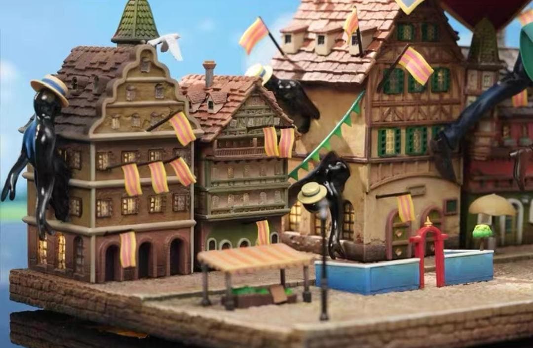 ハウルの動く城 ソフィー&ハウル 空を歩くシーン GK フィギュア 限定品