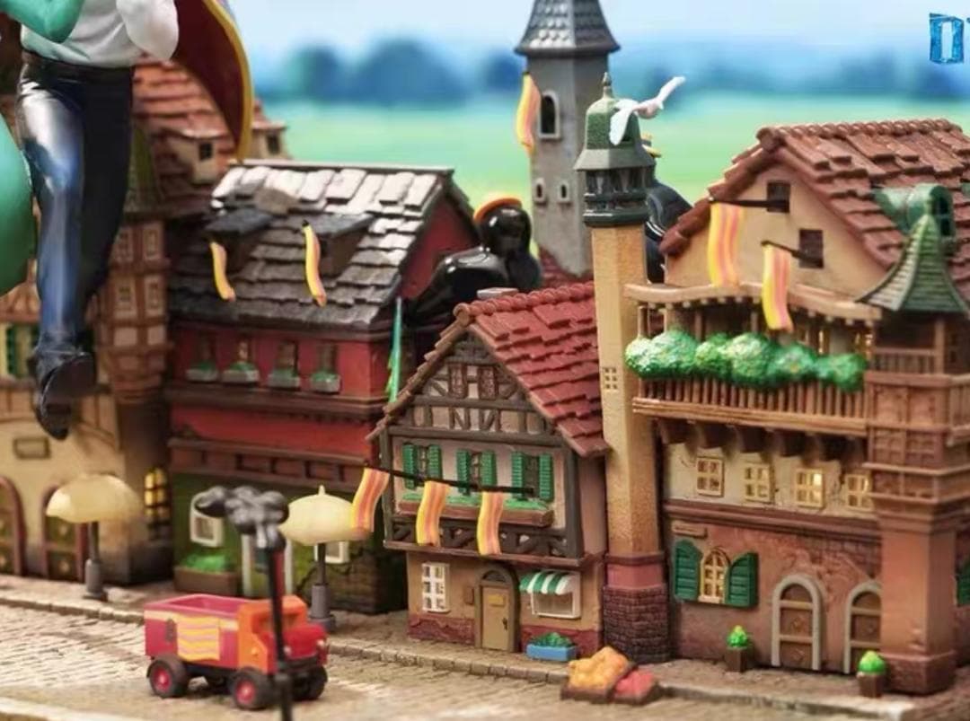 ハウルの動く城 ソフィー&ハウル 空を歩くシーン GK フィギュア 限定品