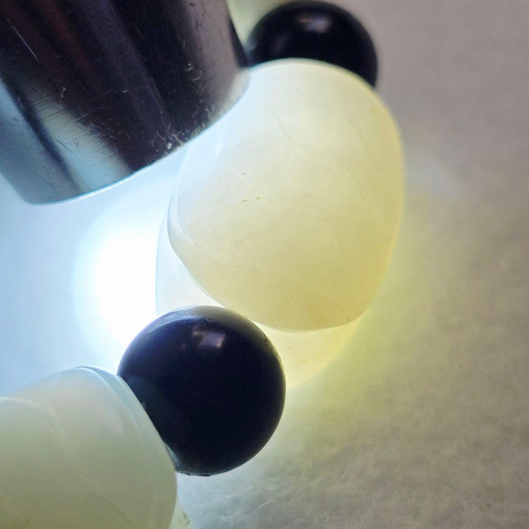 中国古美術 本物和田白玉 細工手彫 亀甲紋（富甲天下）数珠 根付 装身具 縁起物