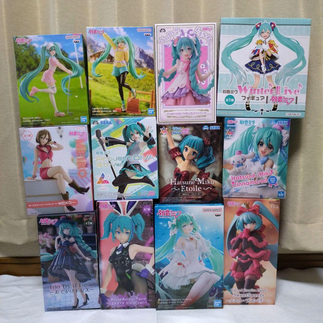 初音ミク　プライズ　フィギュア　12点