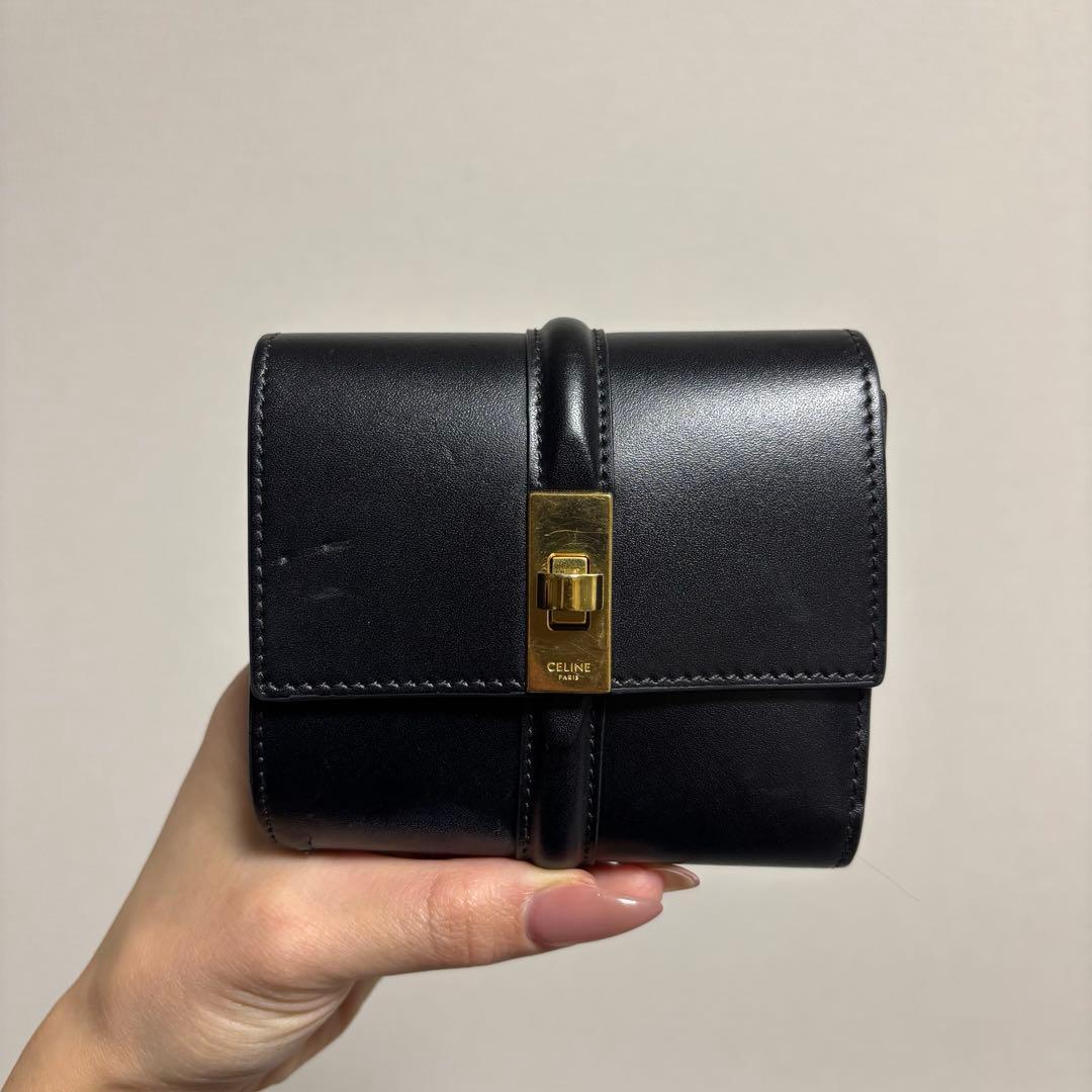CELINE スキル トリフォールドウォレット 16 セー