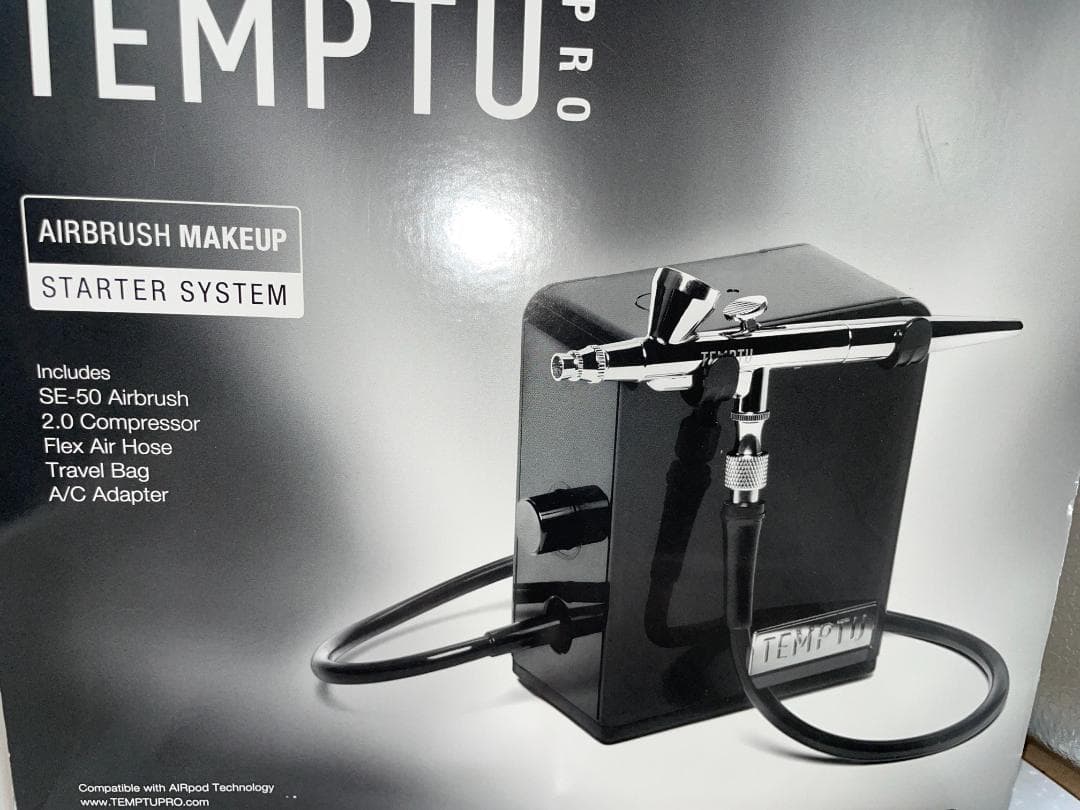 TEMPTU 2.0 コンプレッサーセット・エアブラシシステムセット　新品未使用