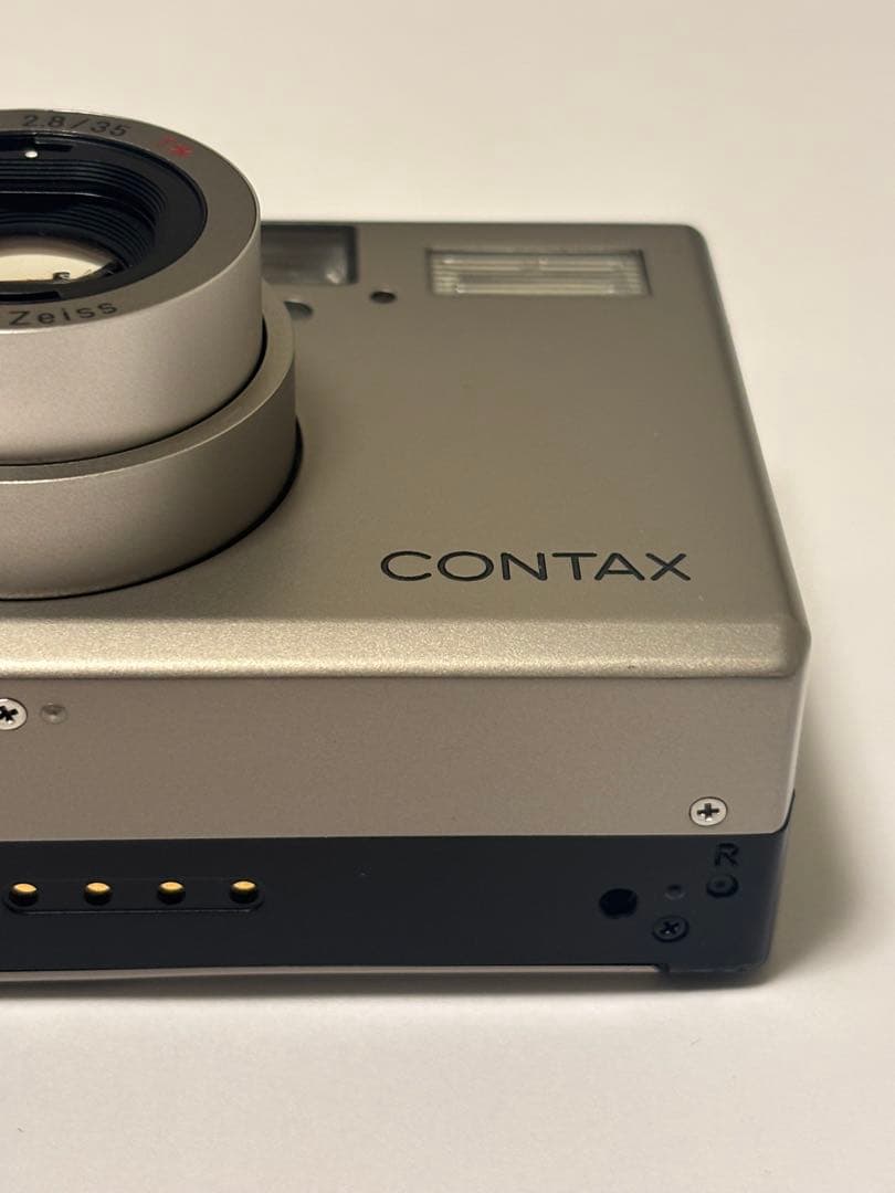 【完動品】CONTAX T3　コンパクトフィルムカメラ チタンシルバー