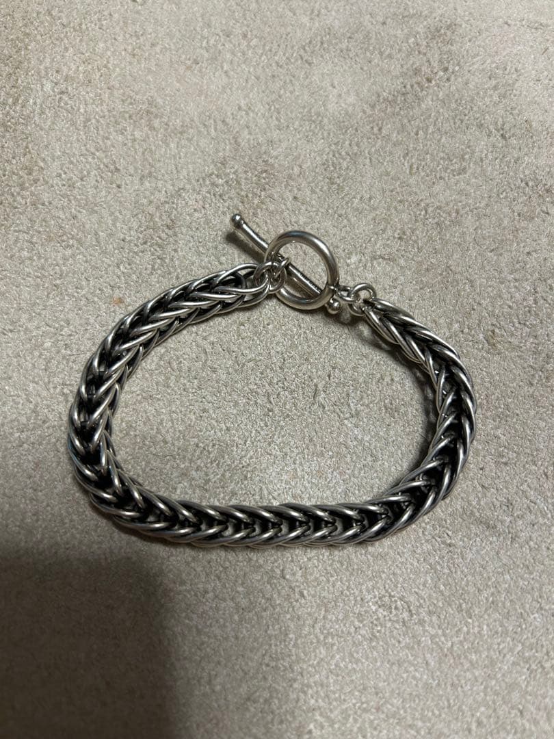 インディアンジュエリー　スティーブアルビソ　ダブルマネーチェーンブレスレット