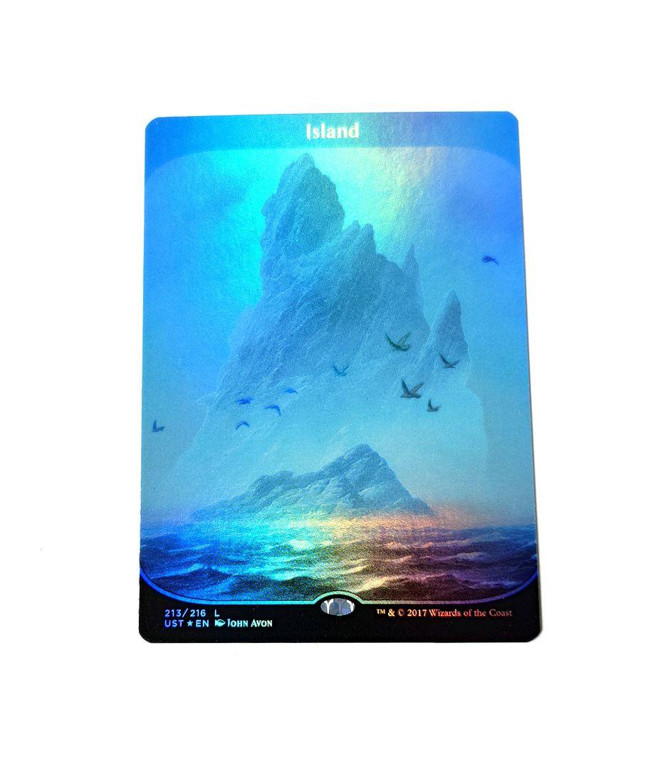 MTG 島 213 FOIL 英語版 unstable アンステーブル