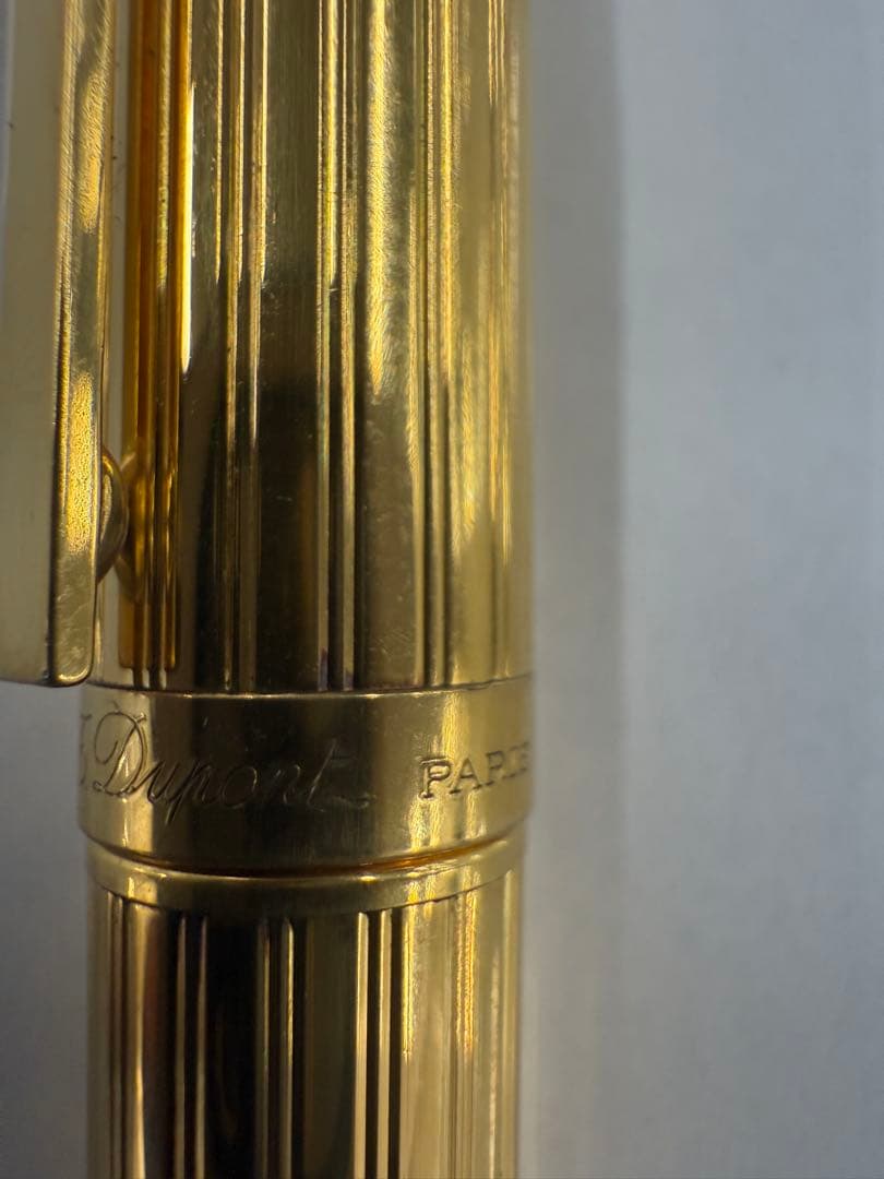 S.T Dupont ゴールド 万年筆 ペン先K14 585