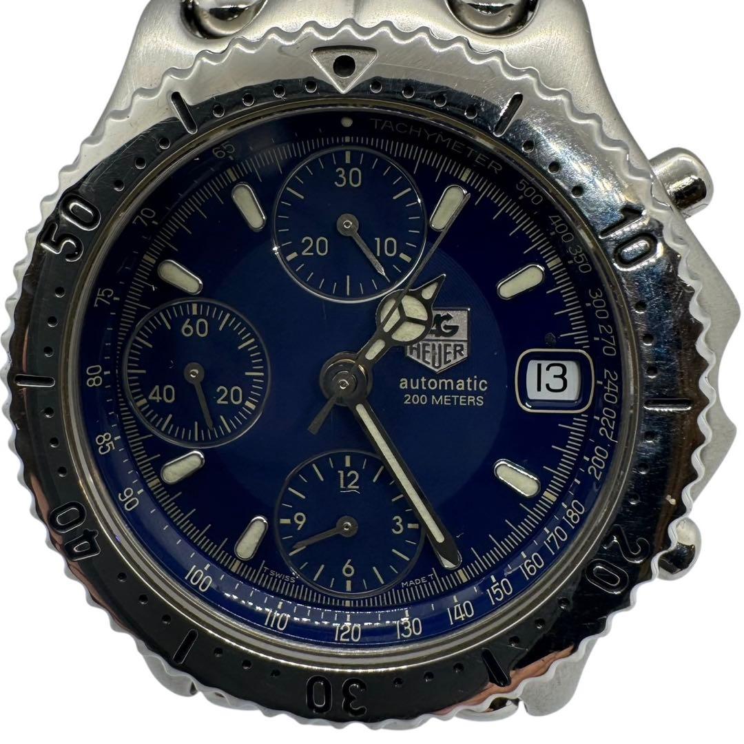 TAGHEUER タグホイヤー セルシリーズ 自動巻き クロノグラフ 竜頭欠品