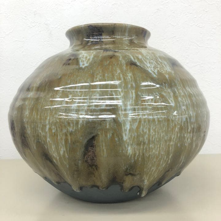 吉備焼窯元 四代目 水川創壌作 壺