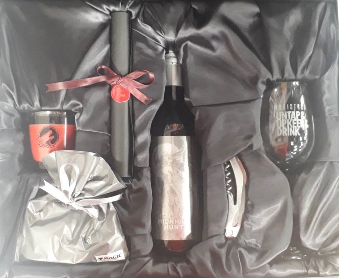 当選通知書付　MTG イニストラード　真夜中の狩り　PRキット　ワイングラス等