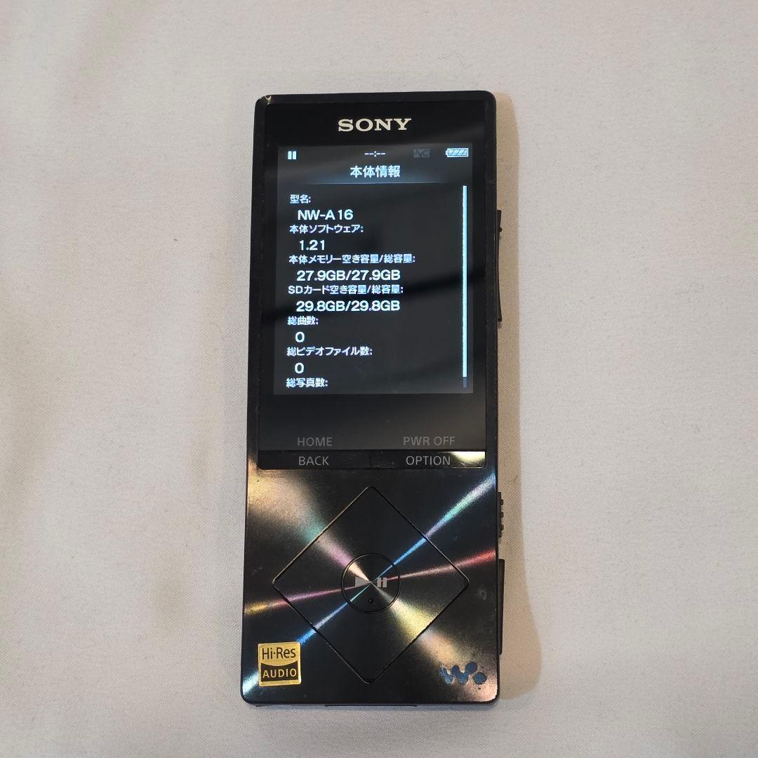 SONY NW-A16 デジタルオーディオプレーヤー