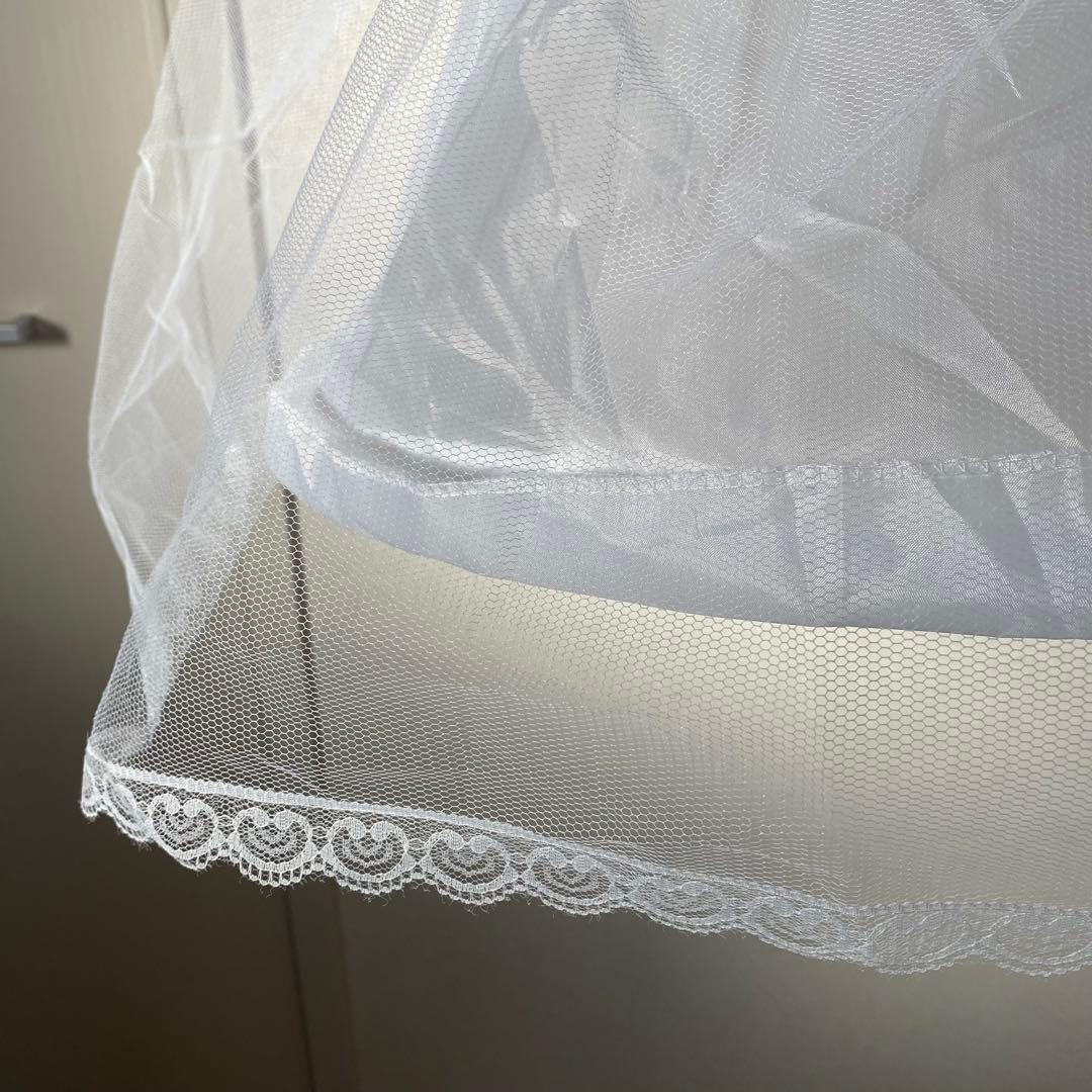 ミカド風サテン ウエディングドレス (W259)