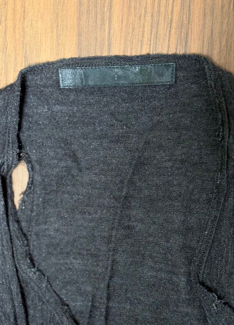 JULIUS ユリウス ディストーテッドタンクトップ 1 WOOL SILK