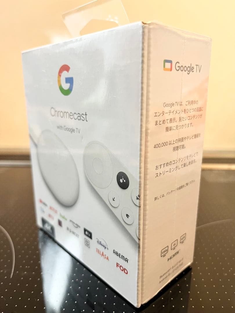 新品未開封Chromecast 4K GA01919-JP