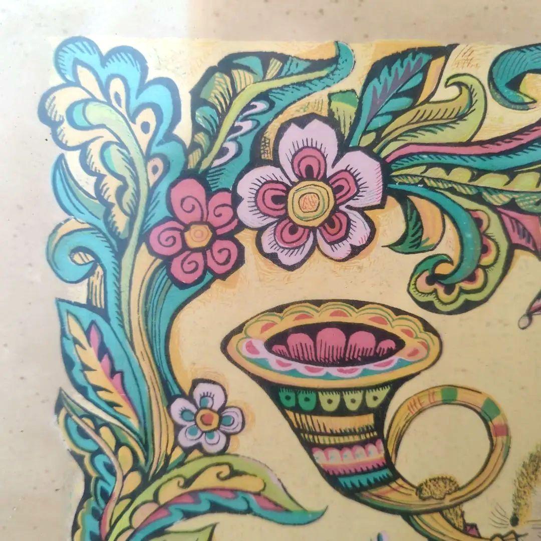 【イシイリョウコ】【ロシア】【版画】ウサギ