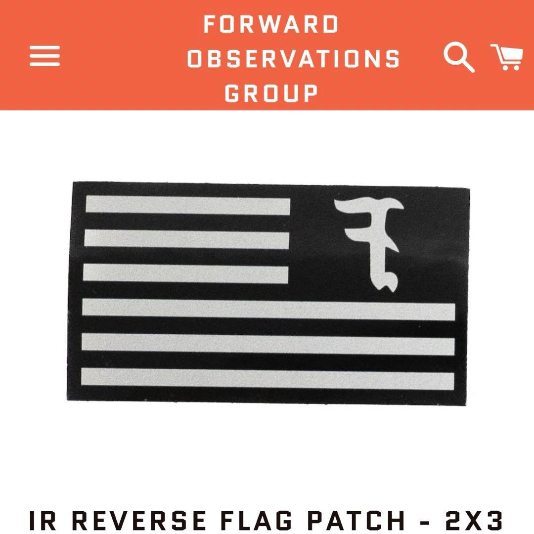 【実物】FOG 逆星条旗IRパッチ