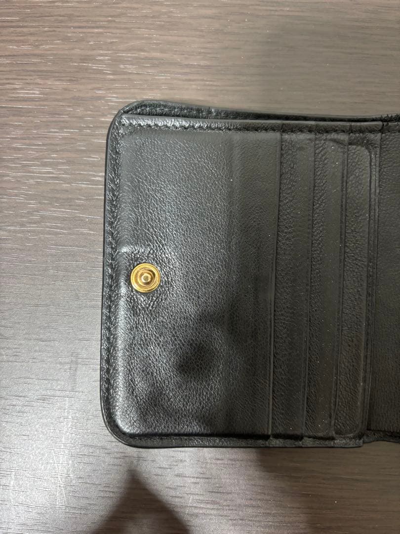 【SAM】BALENCIAGA ブラック 二つ折り財布