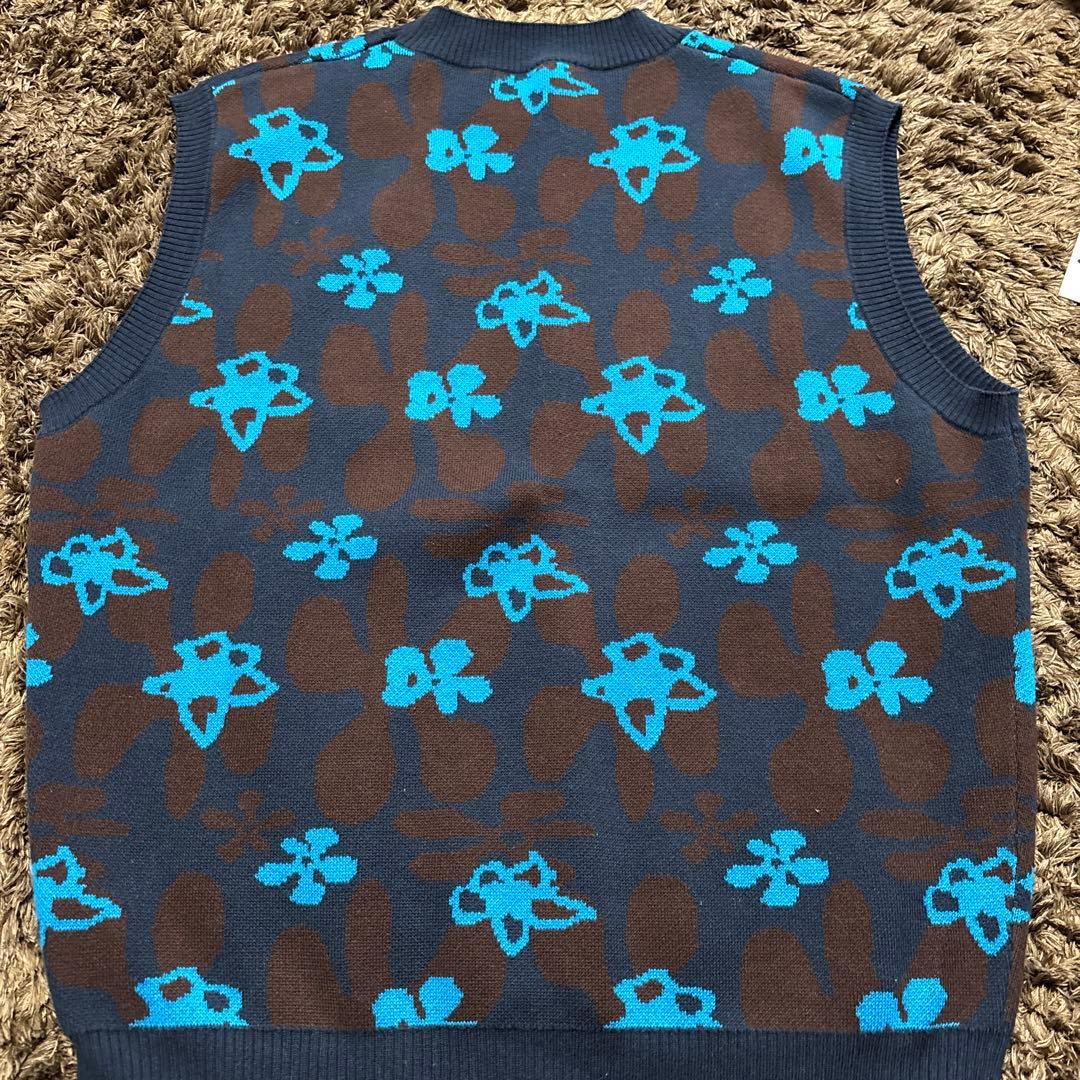 TTT MSW フラワーパターン ニットベスト