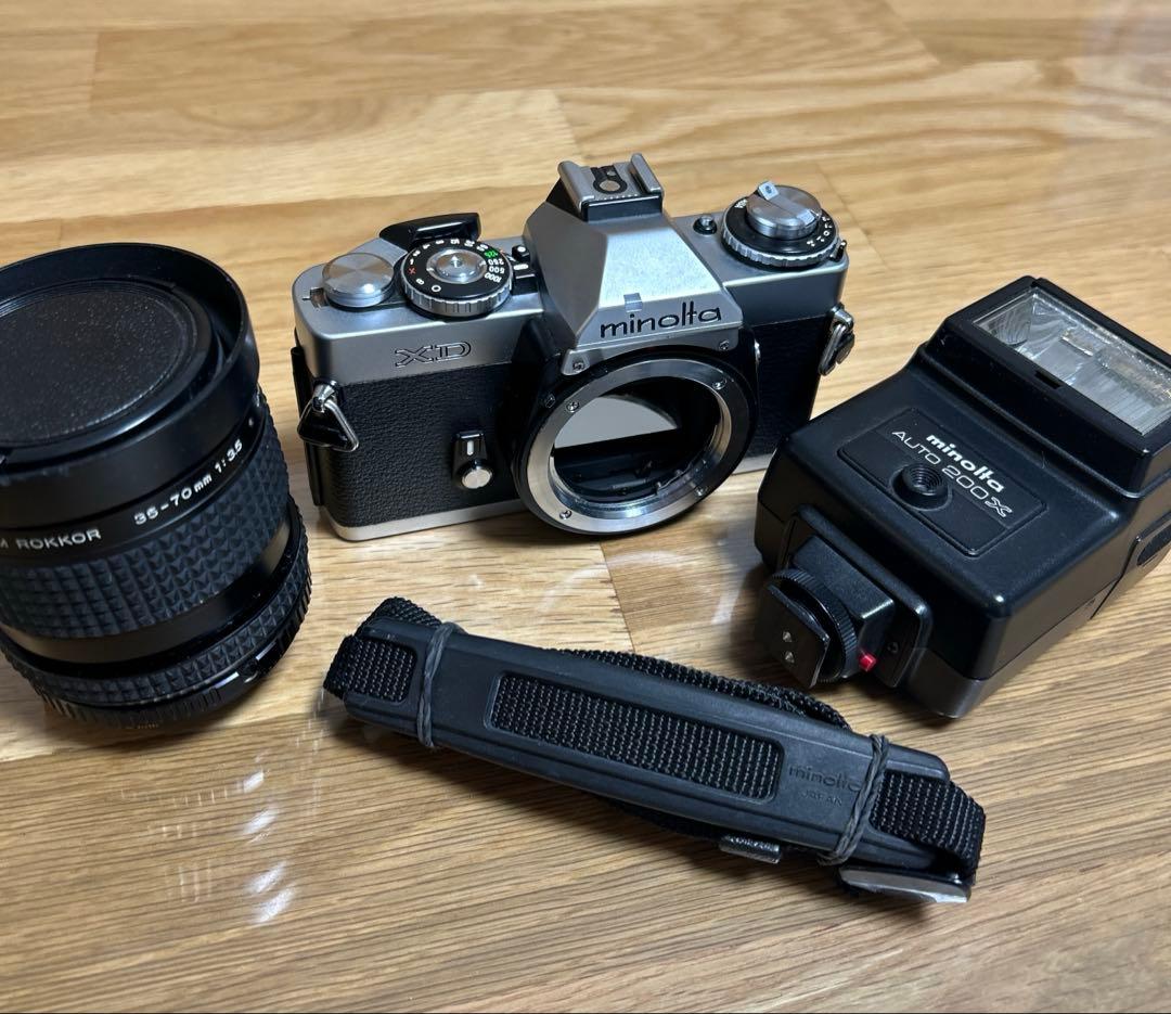 【セール】MINOLTA XD シルバー MD ROKKOR 35-70mm