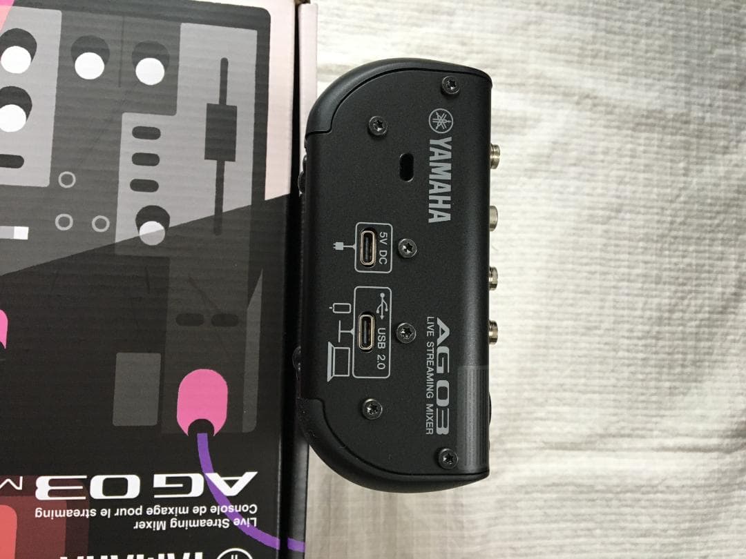YAMAHA AG03 MK2 オーディオインターフェース