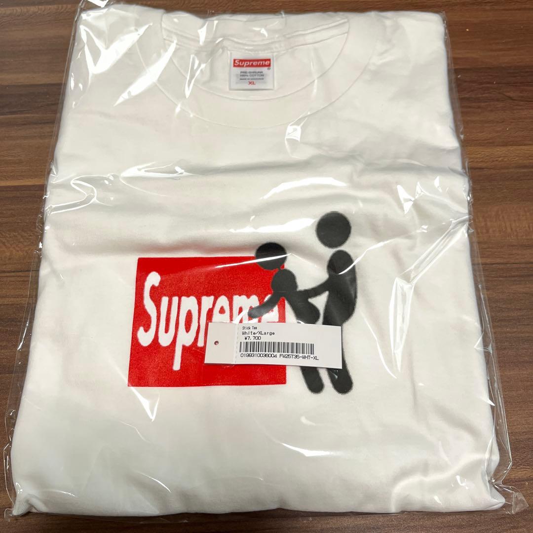 新品未使用Supreme Stick Tee 白XL