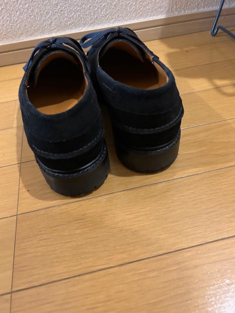 JALAN SRIWIJAYA デッキシューズ　黒スエード