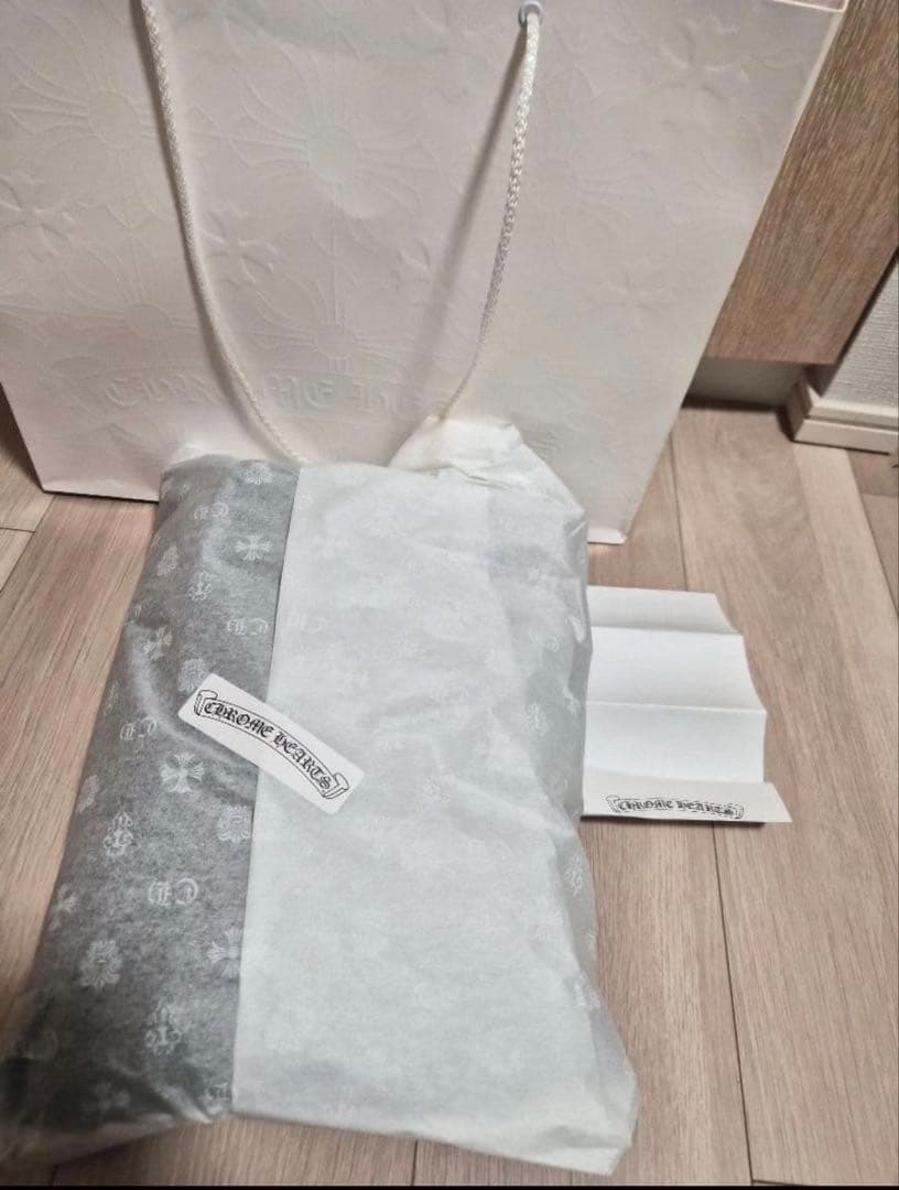 【25AW新作】MサイズChrome Hearts ロゴパーカー　レシート原本付