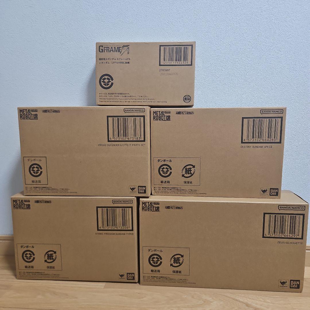 ナツ　BANDAI L ROBOT魂 フィギュアセット