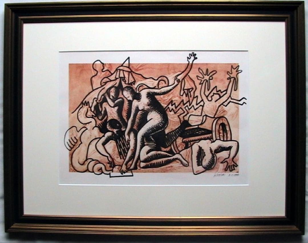 貴重一点物マークコスタビMARK KOSTABI 直筆マーカーデッサン1994