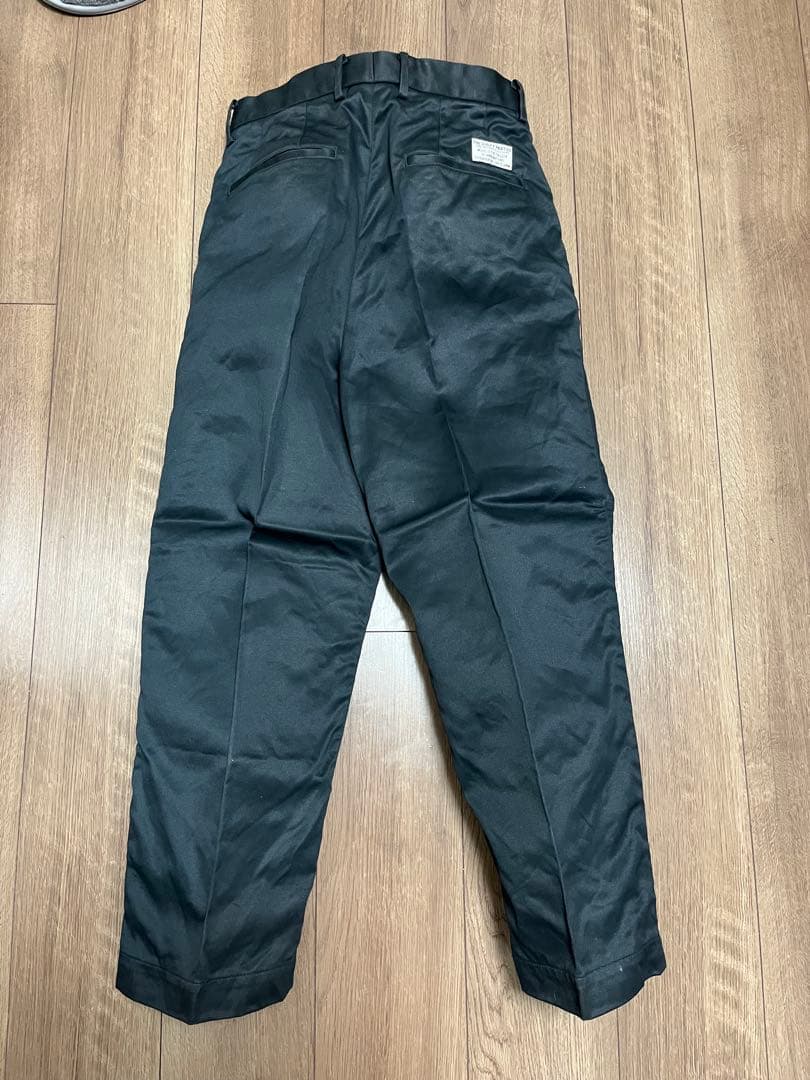 ワコマリア　ダブルプリーツ チノ トラウザー パンツ　WACKO MARIA