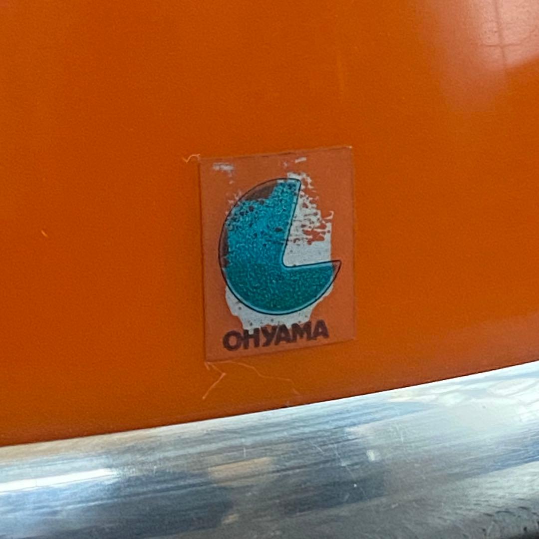 昭和レトロ　ペンダントライト　オレンジ　天井照明　スペースエイジ