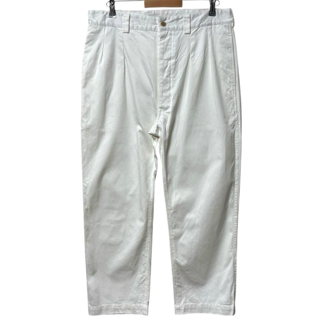 WAIPER.inc フランス軍ツータック チノトラウザー ミリタリースラックス