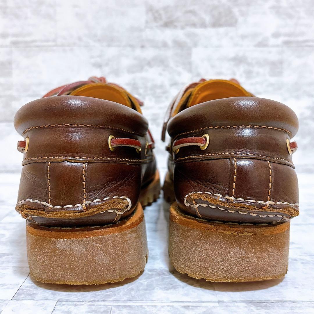 美品✨ティンバーランド 3EYE デッキシューズ 30003 24.5cm 茶