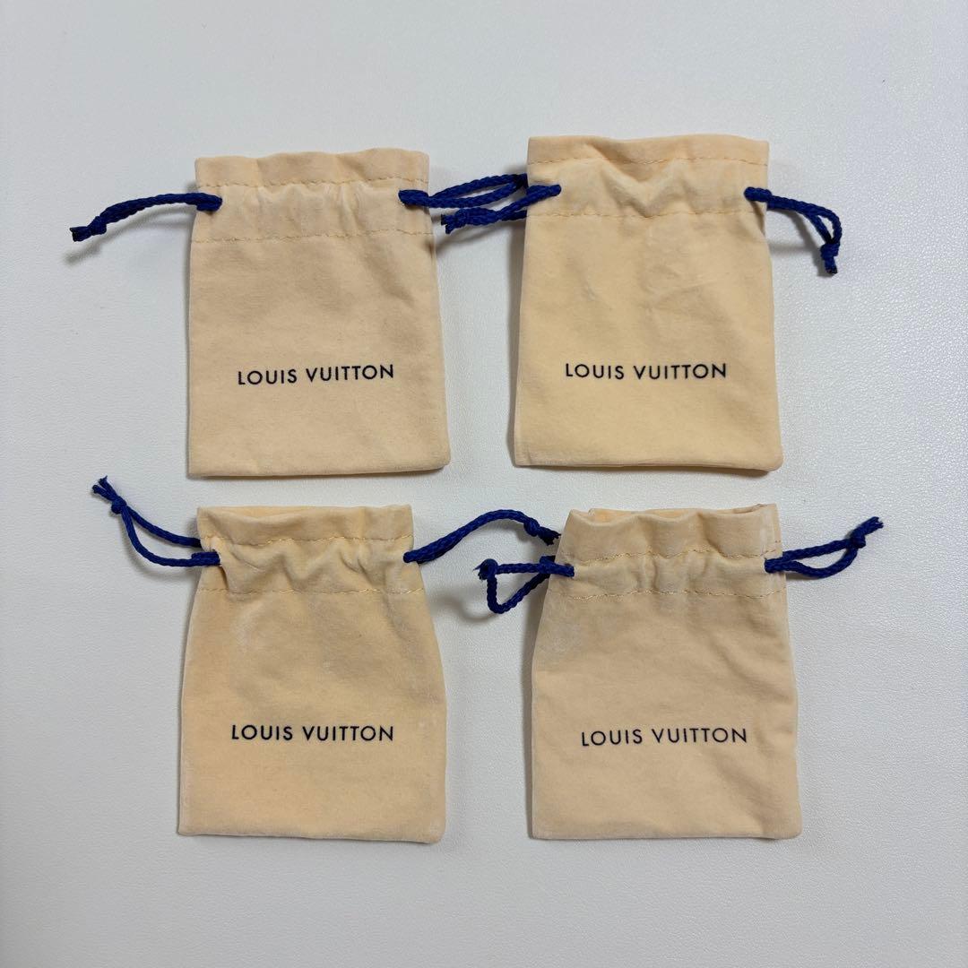 美品　ルイヴィトン　アクセサリー用保存袋　巾着袋　10枚セット　ベロア