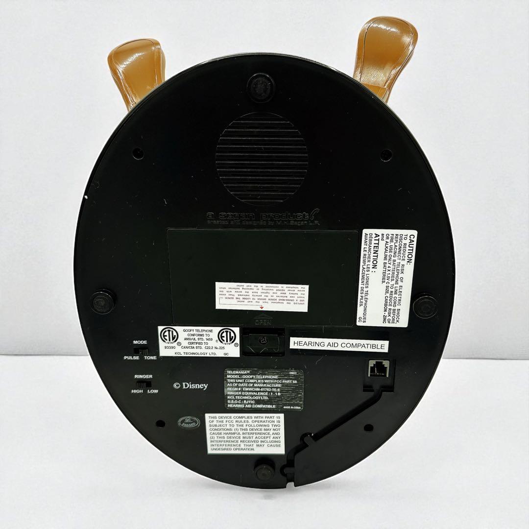 希少 完品 ディズニー グーフィー トーキングテレフォン 箱説明書付