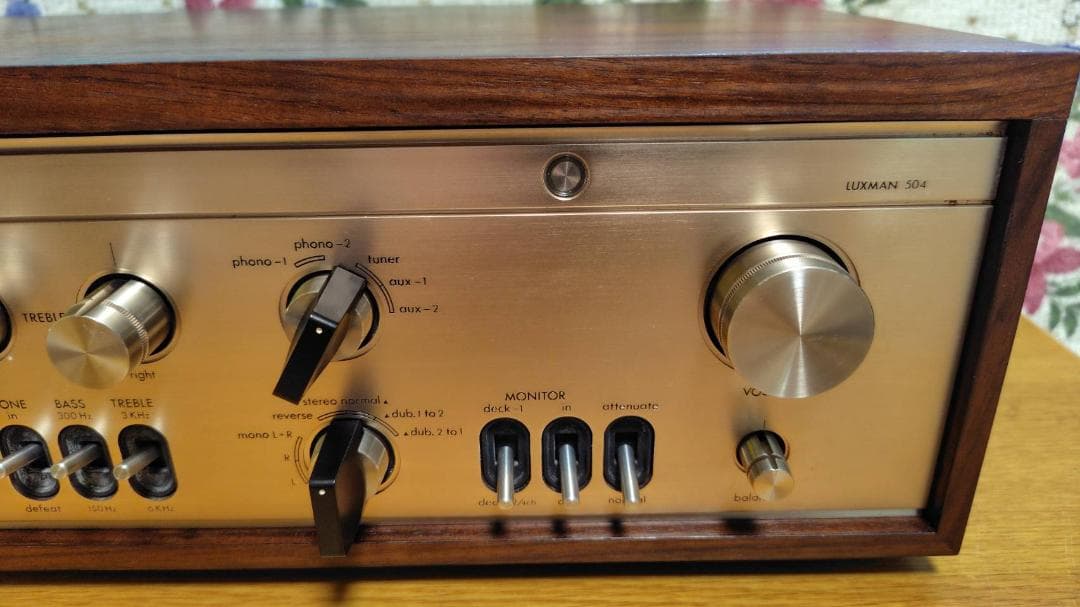 LUXMAN L-504 プリメインアンプ ステレオ インテグレーテッド アンプ