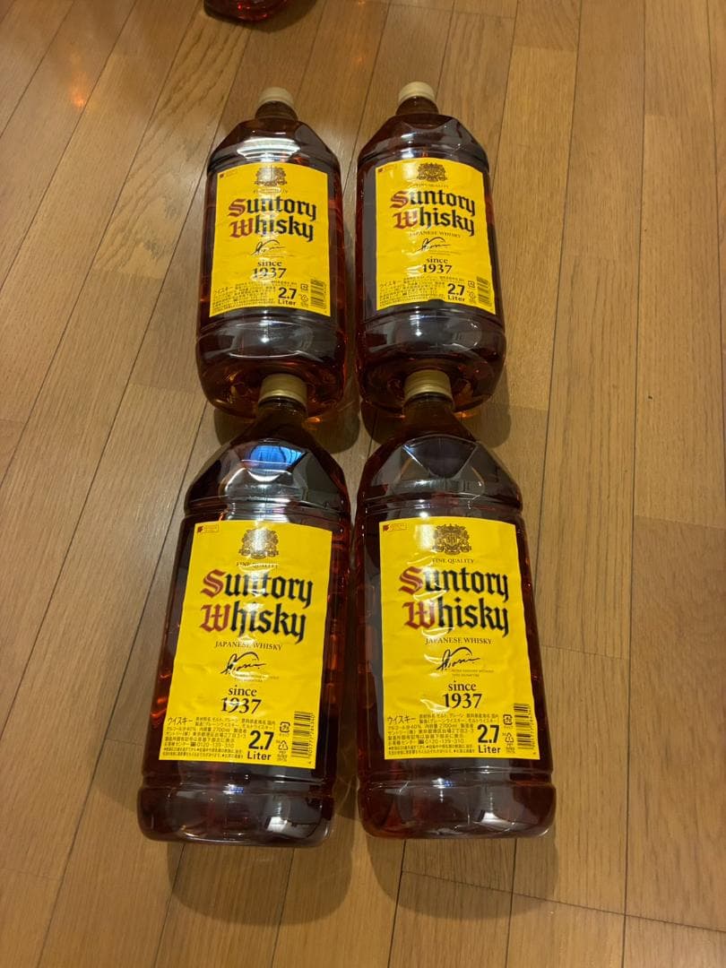 サントリーウイスキー角瓶 40度 2.7L 4本