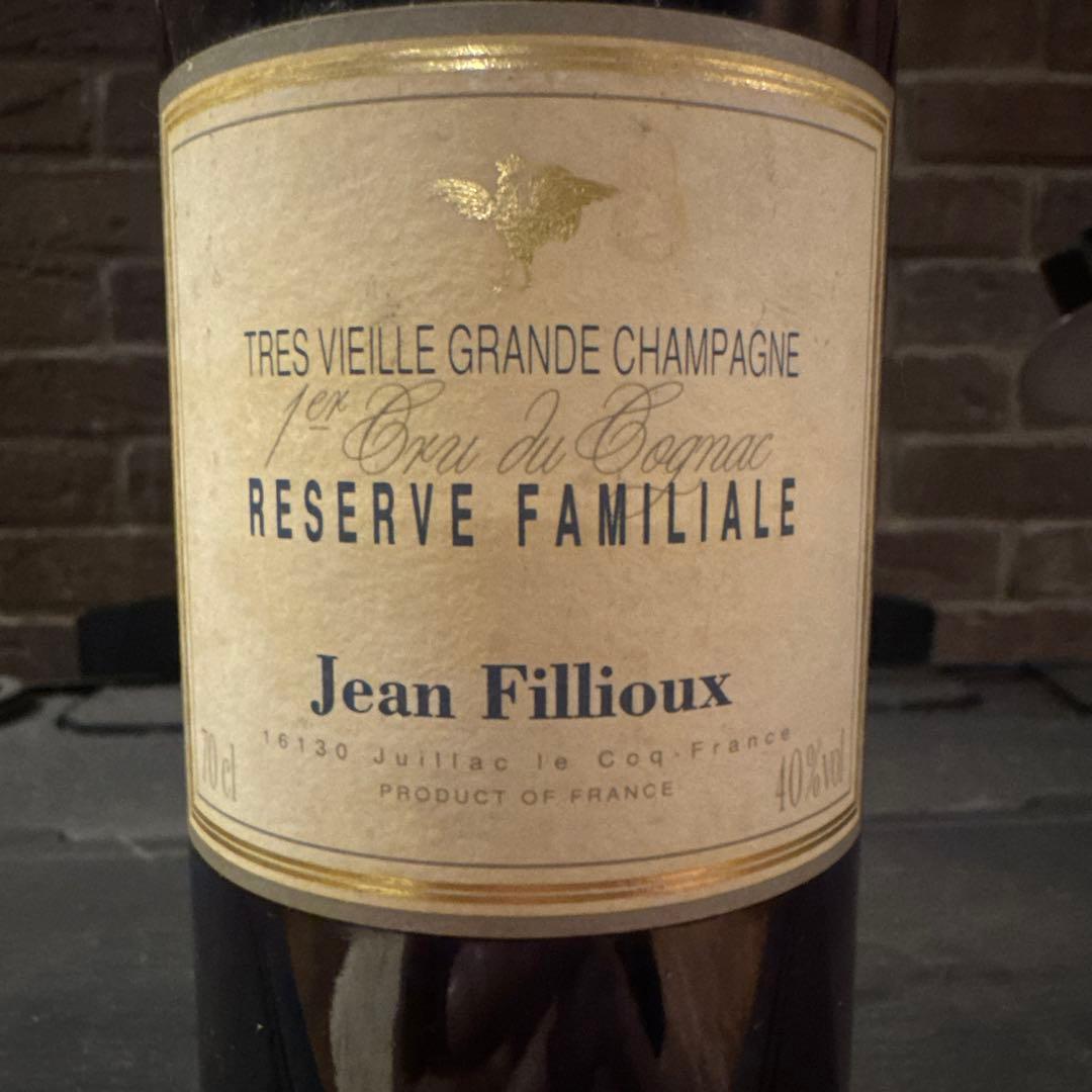 Jean Fillioux Réserve Familiale コニャック